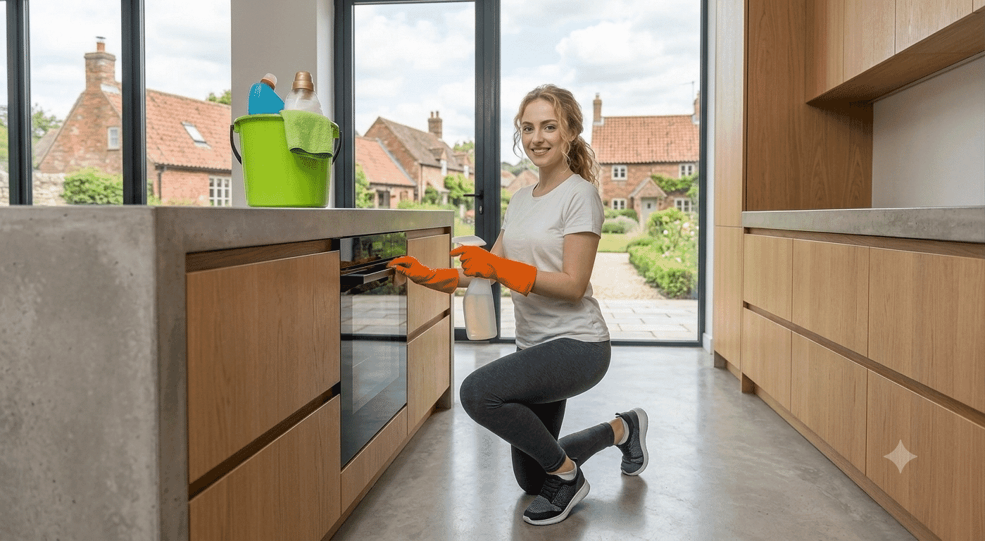 Maundy Clean corporate facility cleaning crew — uniformed, PVG-checked, and trained for corporate-grade service